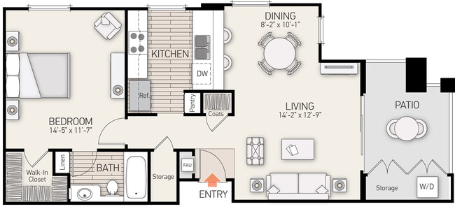 Floorplan - Ambrose Apartment Homes