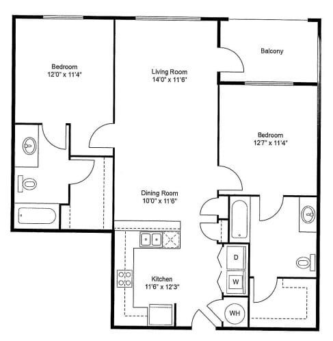 Floorplan - Flats on 4th