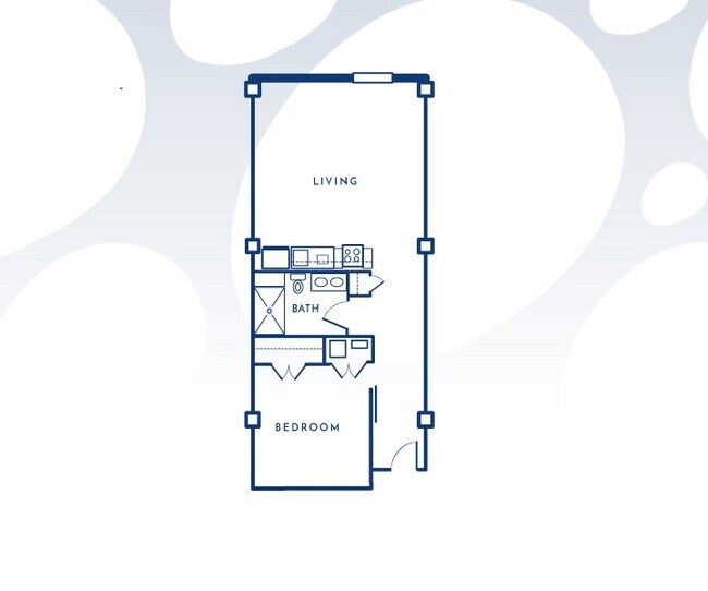 855 sf - The Meridia Apartments