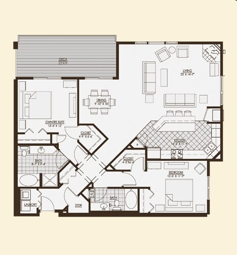2BR/2BA - Park Crest on Nicollett