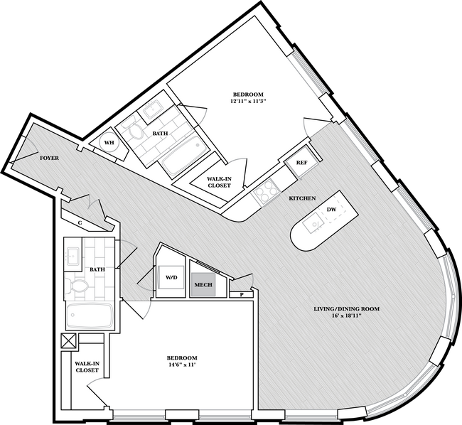 Floorplan - Cathedral Commons