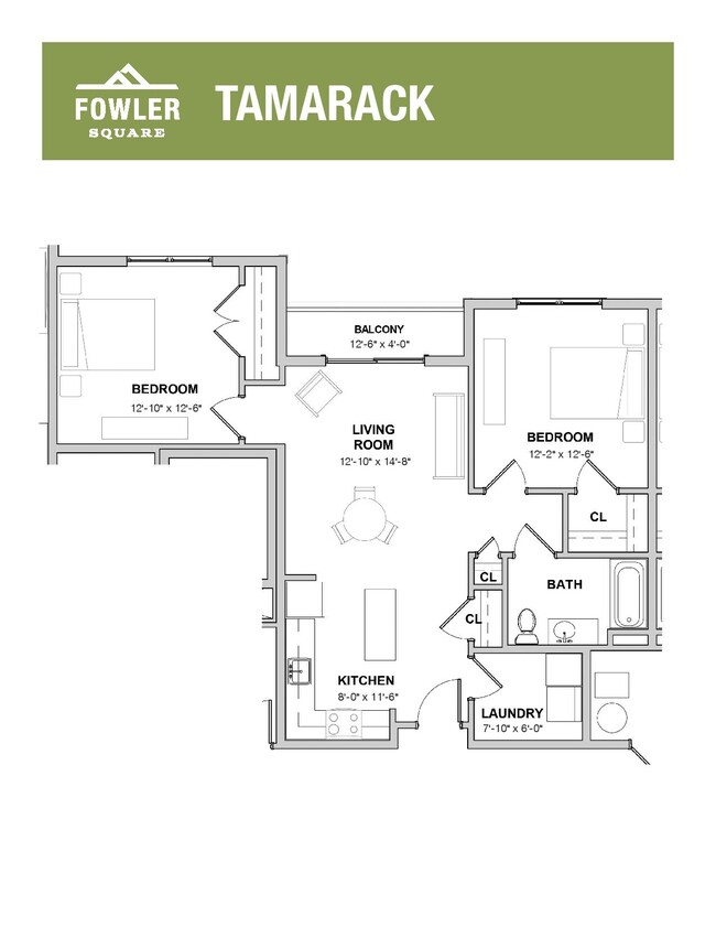 Floorplan - Fowler Square