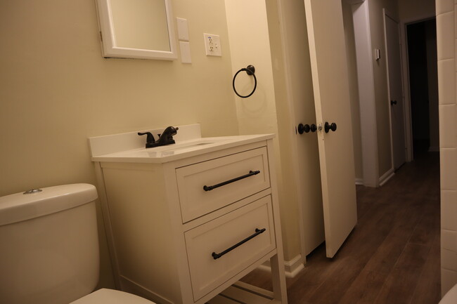 Bathroom view to hallway - 3421 Croissant St