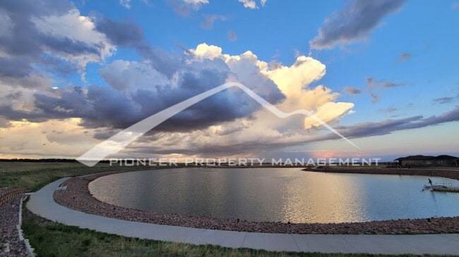 Building Photo - Lakeside Luxury in Wolf Ranch – Beautiful 3bd Home with Serene Backyard Views, Primary Main-Level...