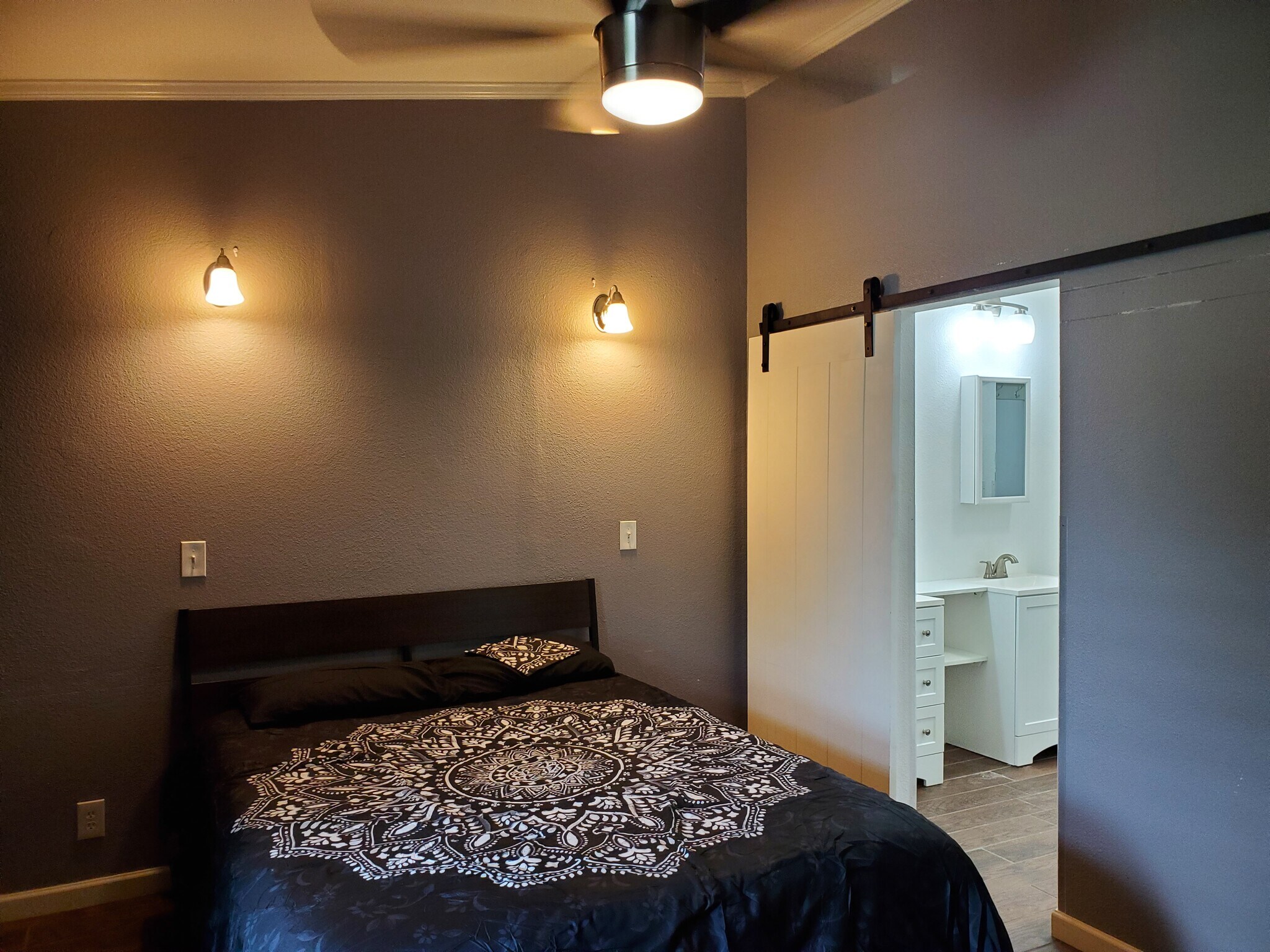 Bedroom has plenty of room for a king-sized bed - 2701 Blue Mound Rd W