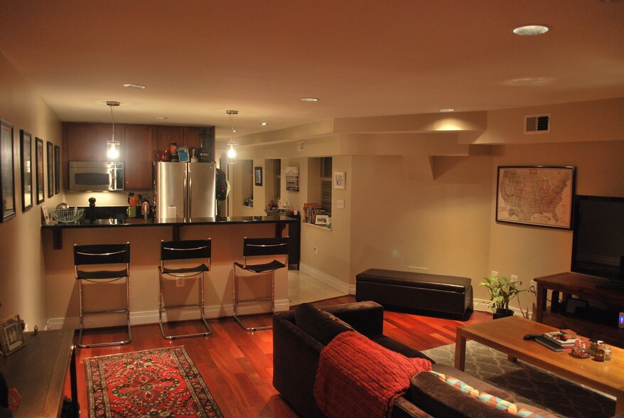 Kitchen view from front door - 1822 New Hampshire Ave NW