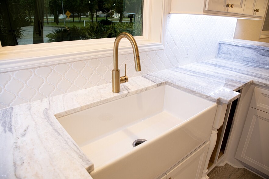 Farmhouse main sink - 3619 Braeswood S Blvd
