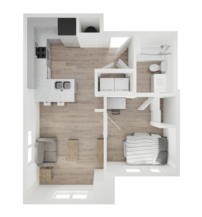 1BR/1BA- A3 - The Annex of Pullman