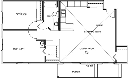 2BR/1BA - Heritage Estates