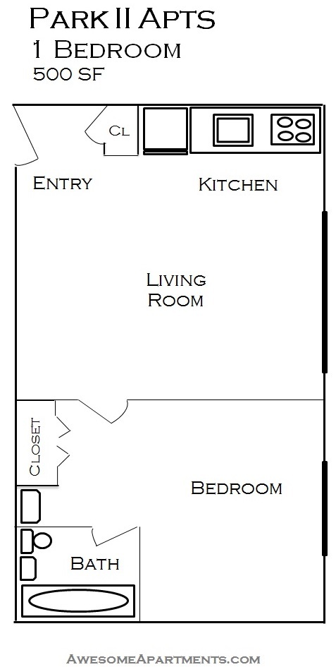 Floorplan - 214 Place Apartments