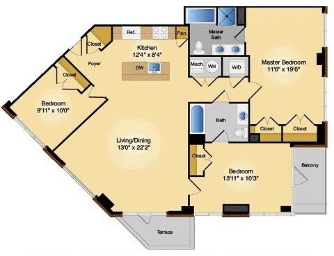 Floorplan - IO Piazza by Windsor