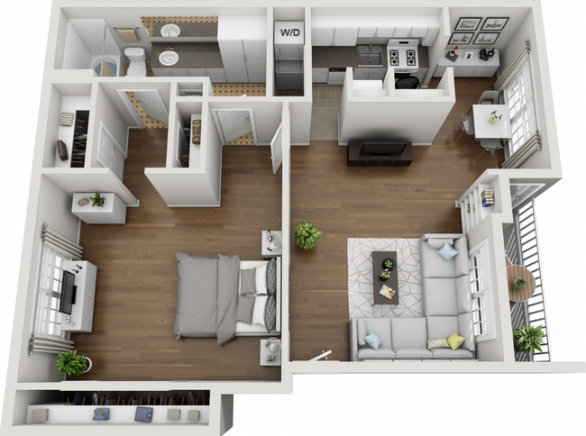 Floorplan - Crestwood Place Apartments