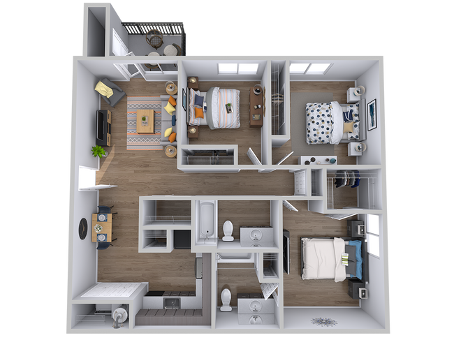 Floorplan - Radius at The Domain