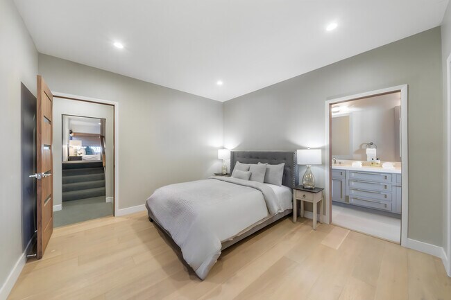 Bedroom #4 with Attached Bathroom - 7611 Rindge Ave