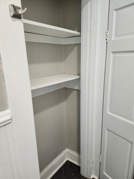 bathroom shelves - 1210 Dennison Ave