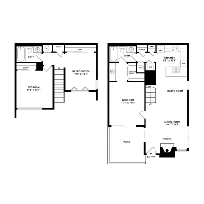 Floorplan - Casa Azul Townhomes