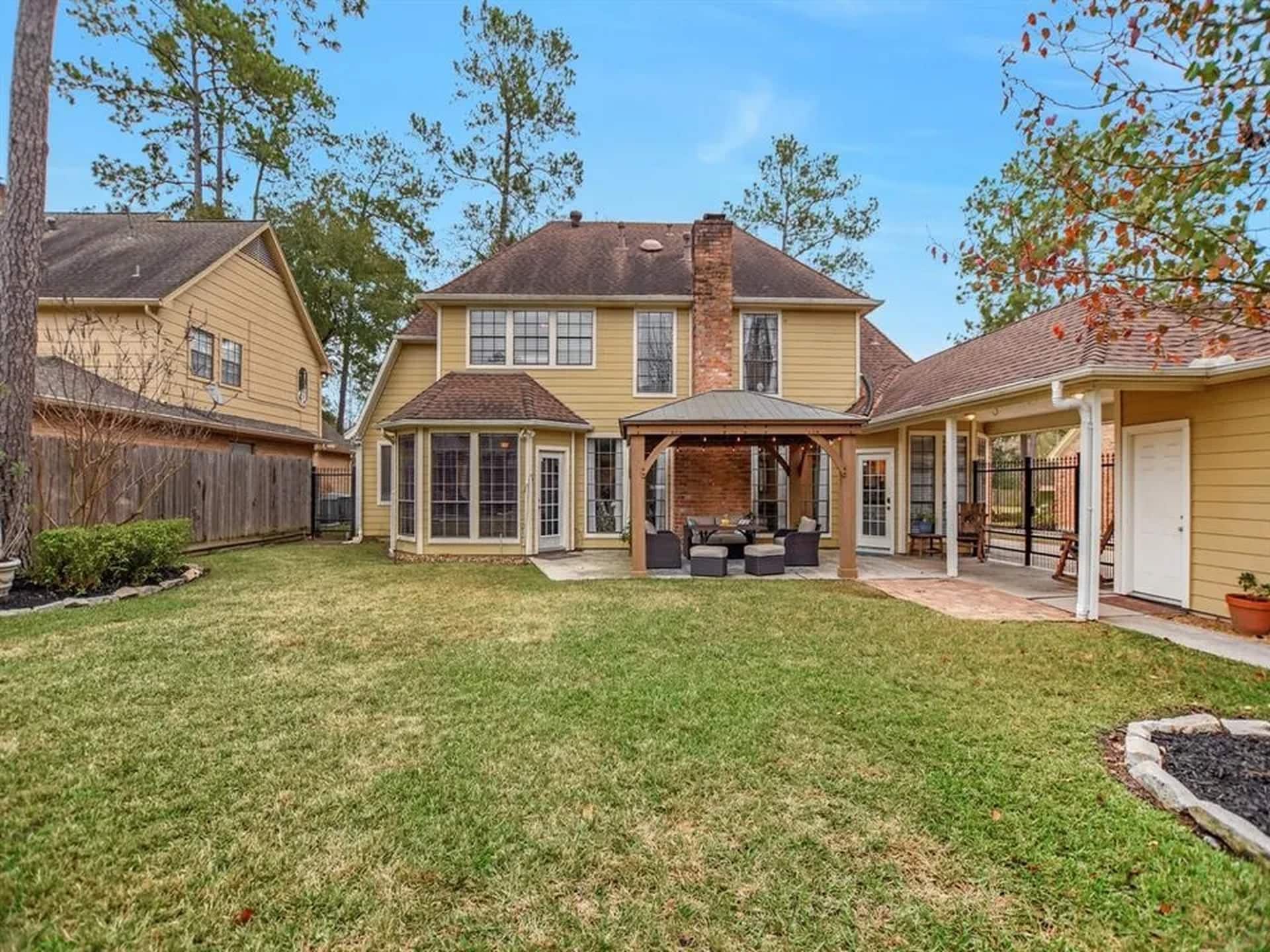 Enjoy a covered porch! - 6035 Spring Creek Grove Ln