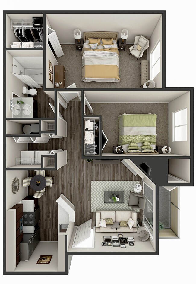 Floorplan - Deer Crest Apartments