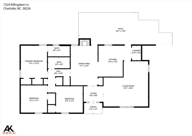 Building Photo - Beautiful 3 bedroom 2 full bath Ranch on a cul-de-sac in Charlotte's Walnut Creek community.
