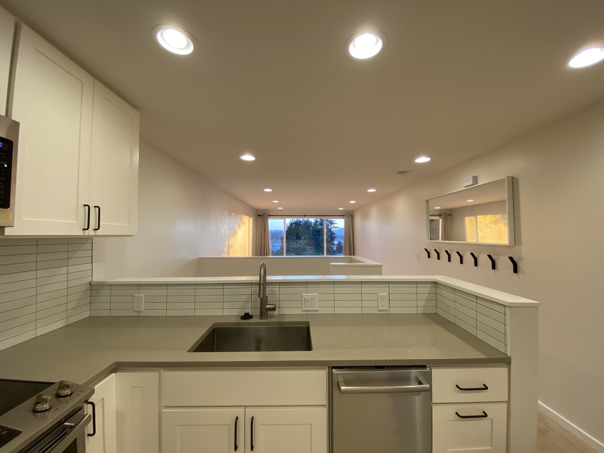 View from kitchen - 4253 Palatine Ave N