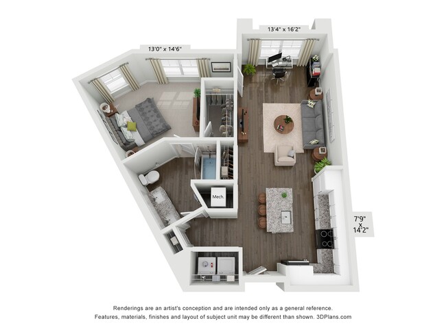 Floorplan - Meridian at Rogers Branch