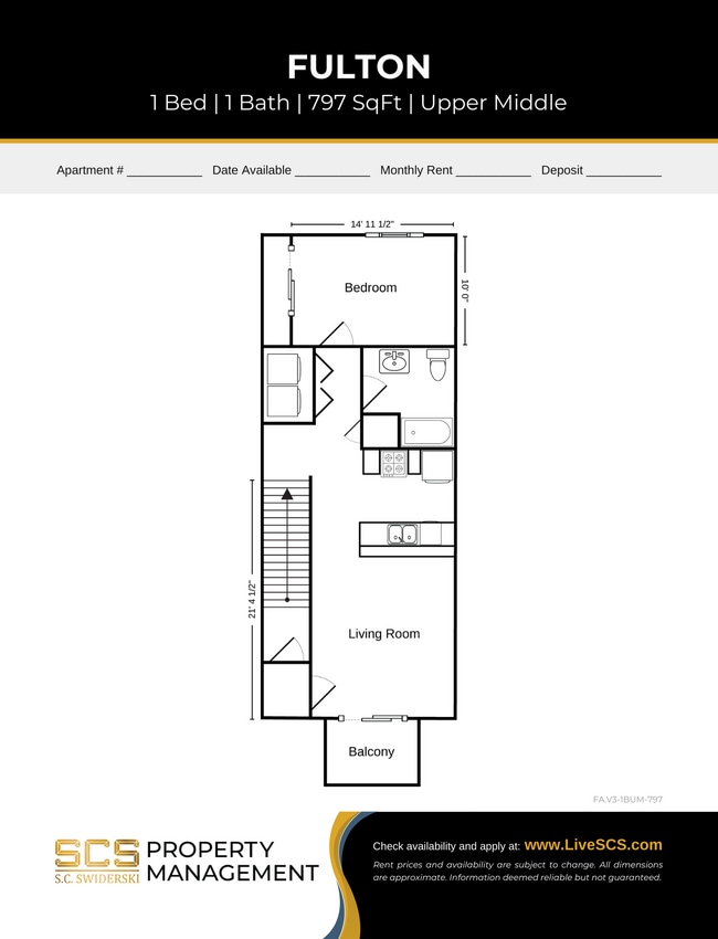 Floorplan - SCS Florence Apartment Community