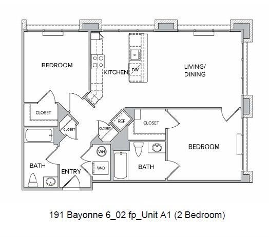 Floorplan - City Line Bayonne