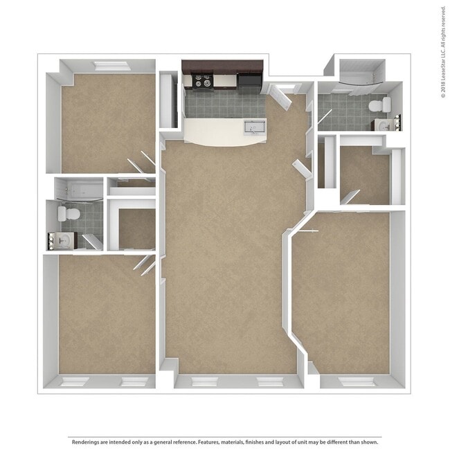 Floorplan - The Apartments at Boott Mills