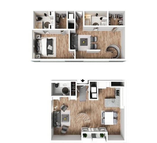 P-D2 Floorplan - The Peach Atlanta