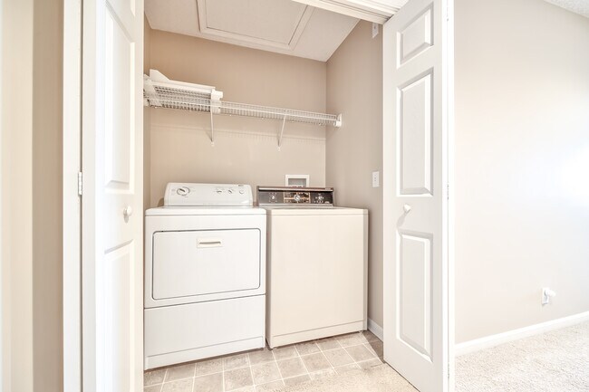 laundry in the hall - washer/dryer not included - 22613 W 72nd Ter