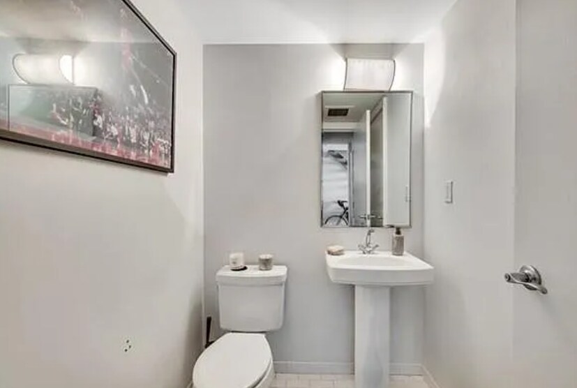 Half bath downstairs - 25 Channel Ctr St