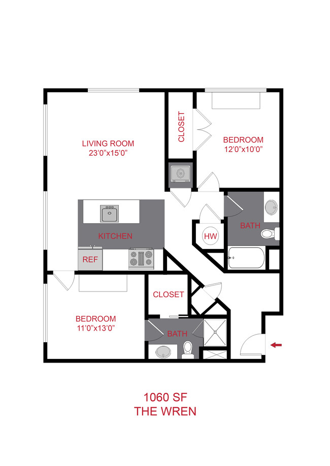 Floorplan - 7/S Denver Haus