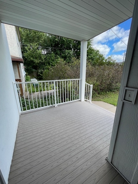 Back porch - 2539 Quincy St NE