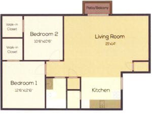 Floorplan - South View Apartments