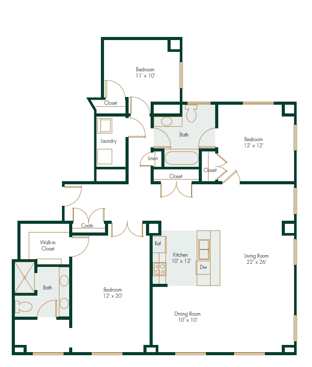 Floorplan - FORT SHELBY