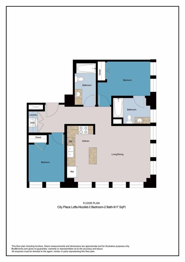 Floorplan - City Place Lofts