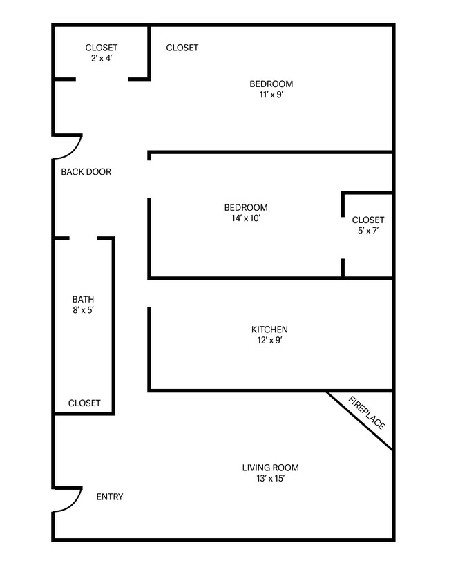 General floor layout - 2500 Aldrich Ave S