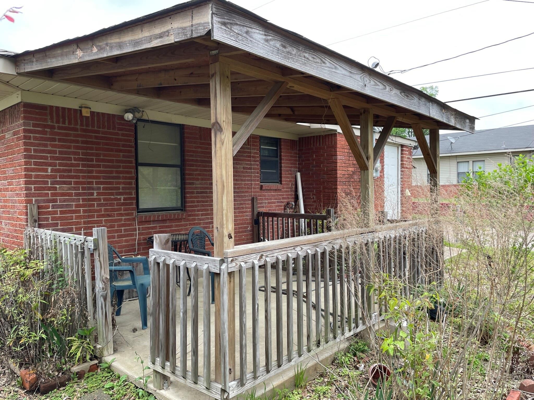 Backyard porch - 3403 Frederick St