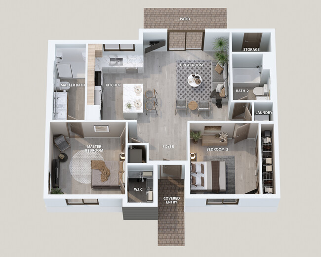 Casita B Floor Plan - Havens at Central Park