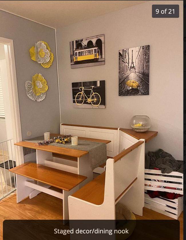 staged dining area - 3359 Payne Ave