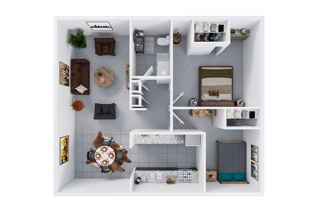 Floorplan - Hart House Apartments