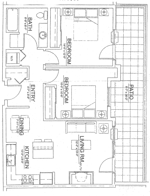 2BR/1BA - The Crossings @ Gresham Station