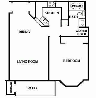 Floorplan - Lake Pointe Apartments