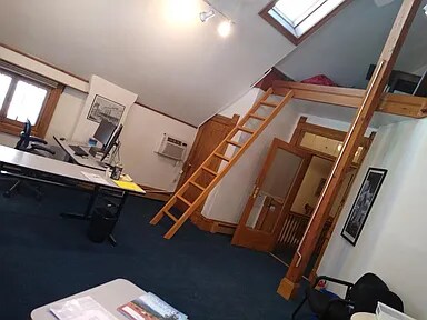 Second floor 350sf room with skylight - 1612 N Pennsylvania St
