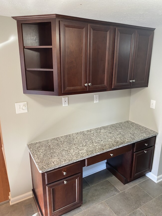 Desk area in kitchen - 415 Wayne Duke Rd