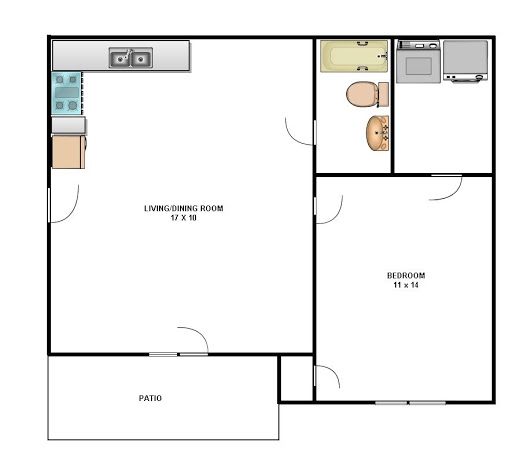 1 Bedroom Apartment - Sanctuary Apartments