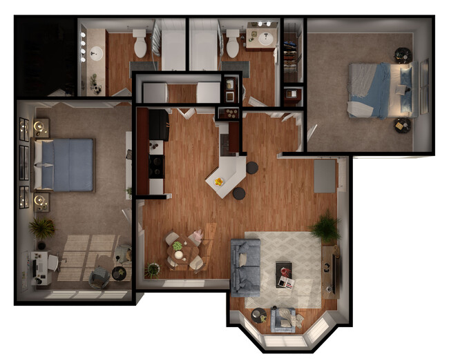 Floorplan - Park Hudson Place Apartments