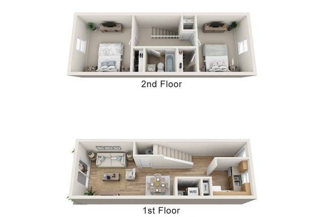 2Br 1Ba TH - Canyon Square