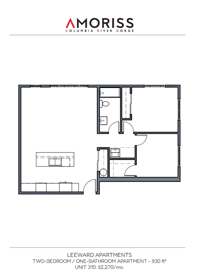 Floorplan - Leeward Apartments