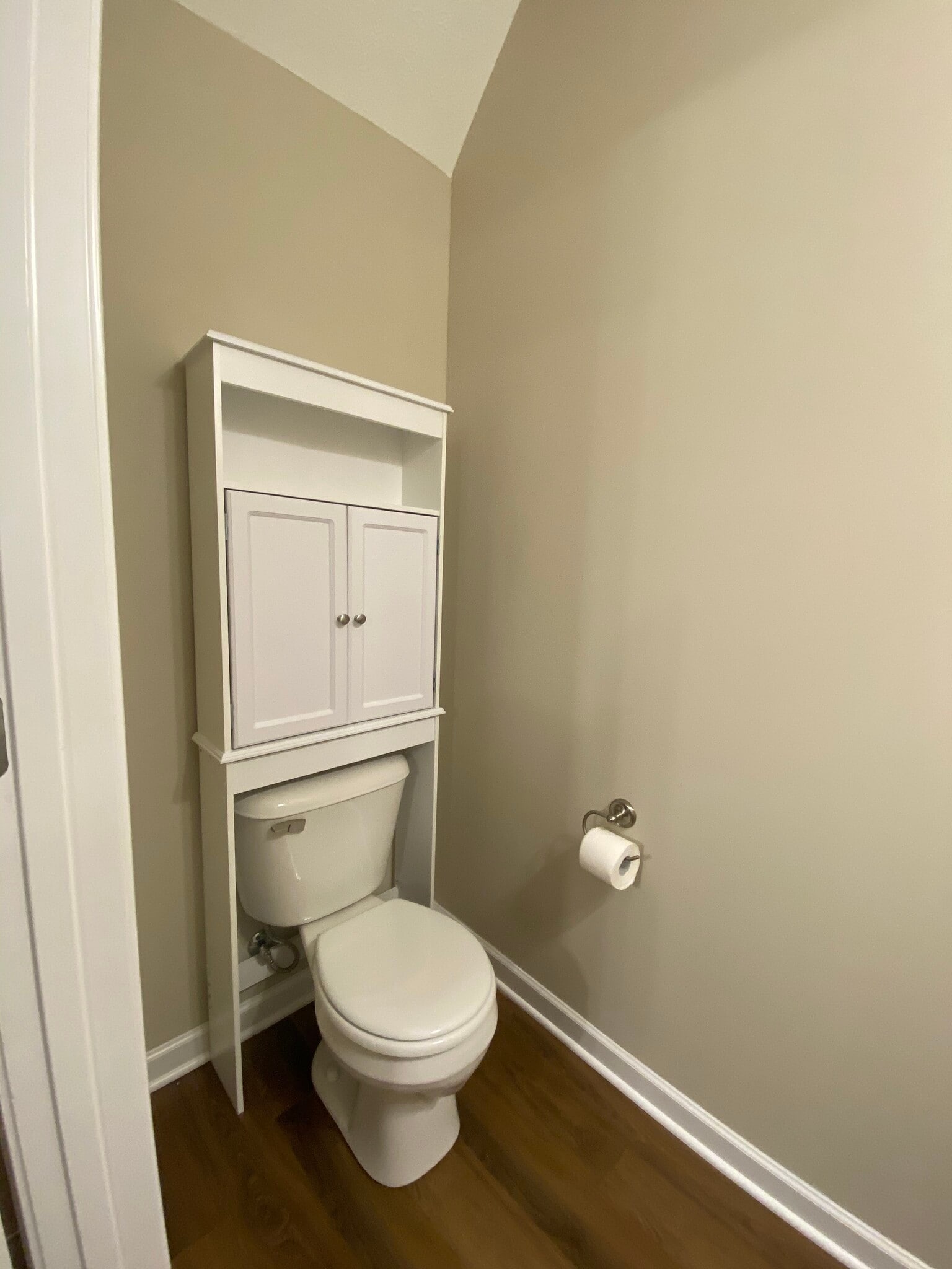 Downstairs Half Bath w/ Over Toilet Storage - 5497 Cedar Ash Crossing